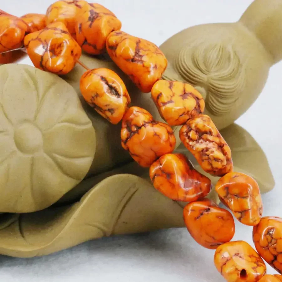 10-14mm Accessoire Ambachten Onderdelen Onregelmatige Rose Turkije Howliet Chalcedoon Losse Kralen Steen DIY 15 inch Sieraden Maken meisjes Geschenken