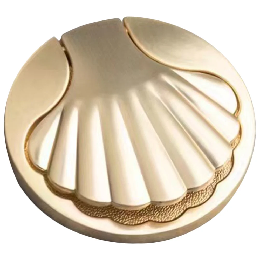 

Small Metal Shell Shape Cabinet Knob Dresser Drawer Pull Decorative Furniture Handles Closet Cupboard Wardrobe Knobs