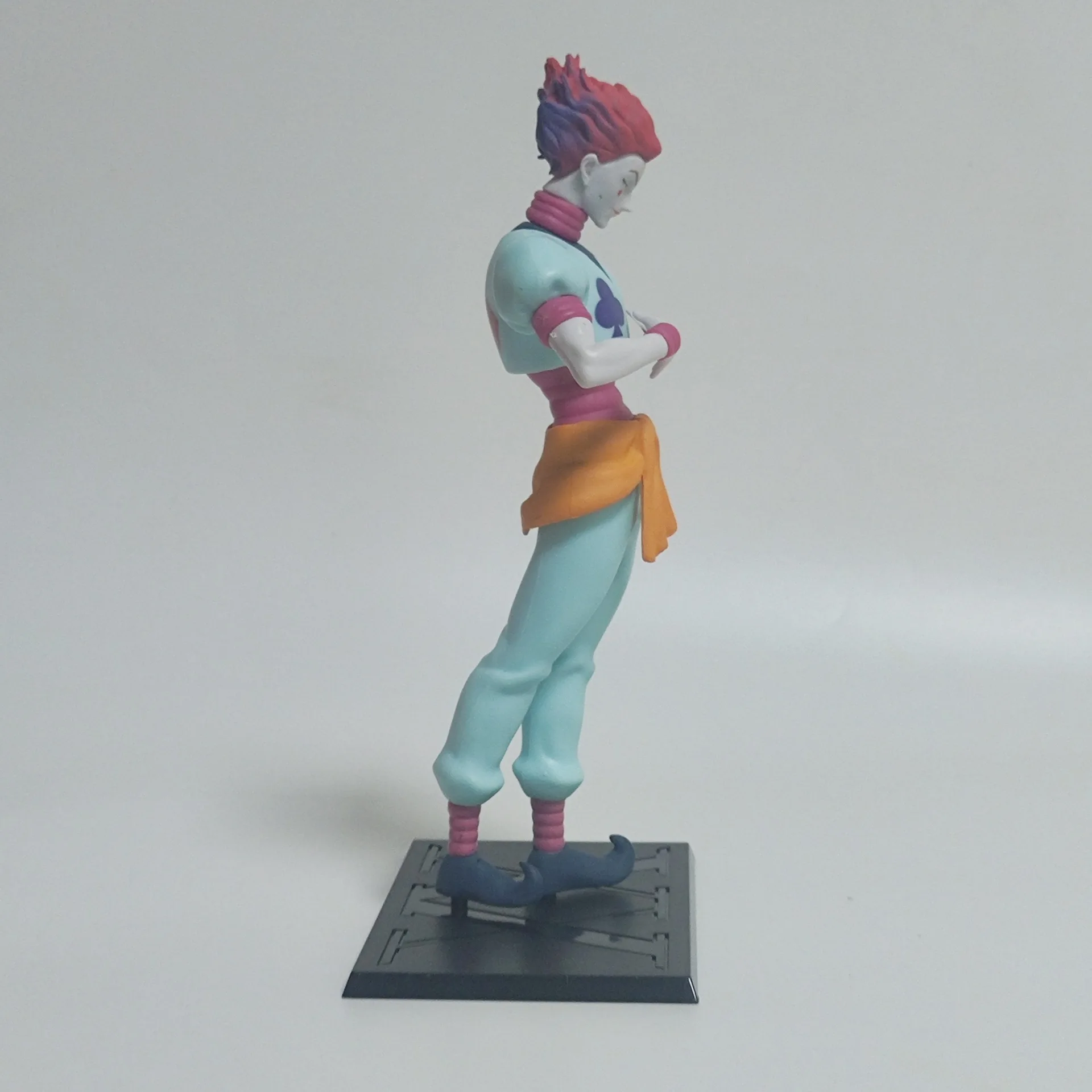 21cm anime hunter × hunter figura hisoka modelo de animação em pé brinquedo presente coleção ornamentos decorativos pvc