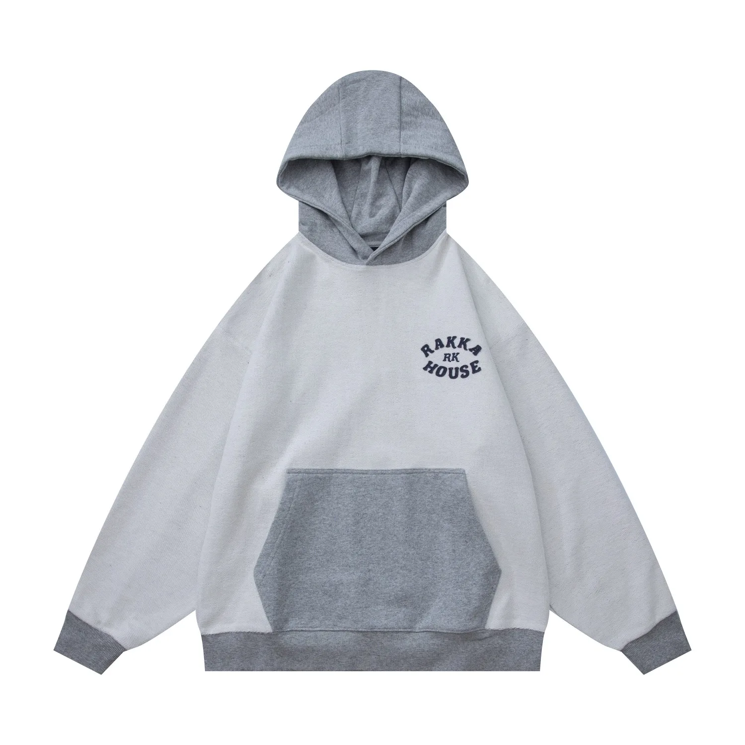 

2025 Autumn Cleanfit Trendy Fashionable Retro Contrasting Hooded Sweatshirt for Men and Women Loose Casual Pullover