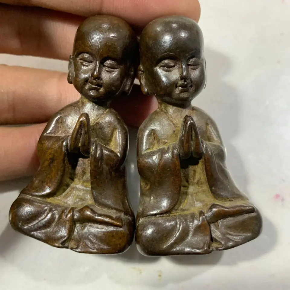 Wealth boy little monk Statue Sculpture Figurines Home Garden Decoration Statues For House ﻿