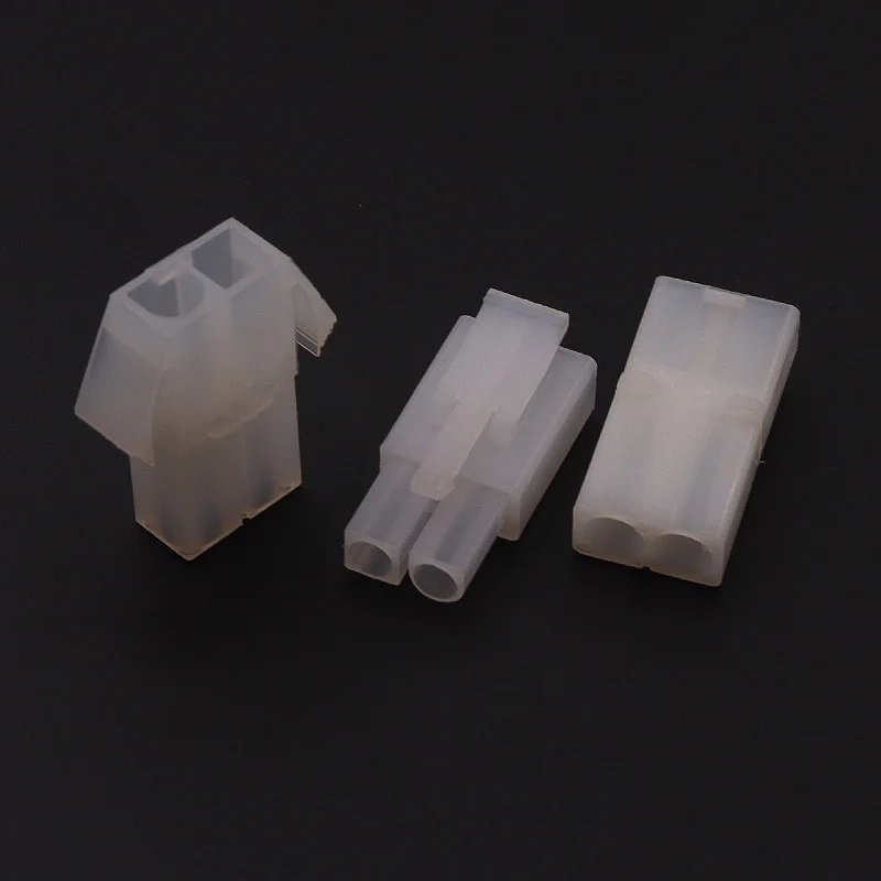 20PCS L6.2 Big Tamiya 6.2mm Male Female Rubber Shell Connector Plug-in Terminal Aerial Model Toy Butt Joint Plug