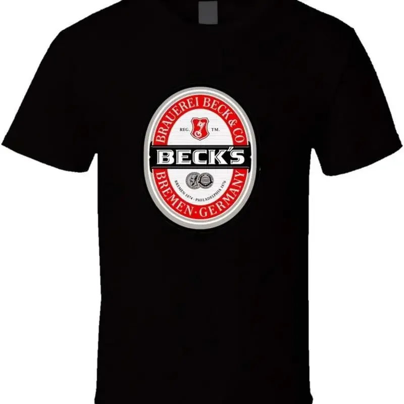 Футболка с изображением импортного пива Becks
