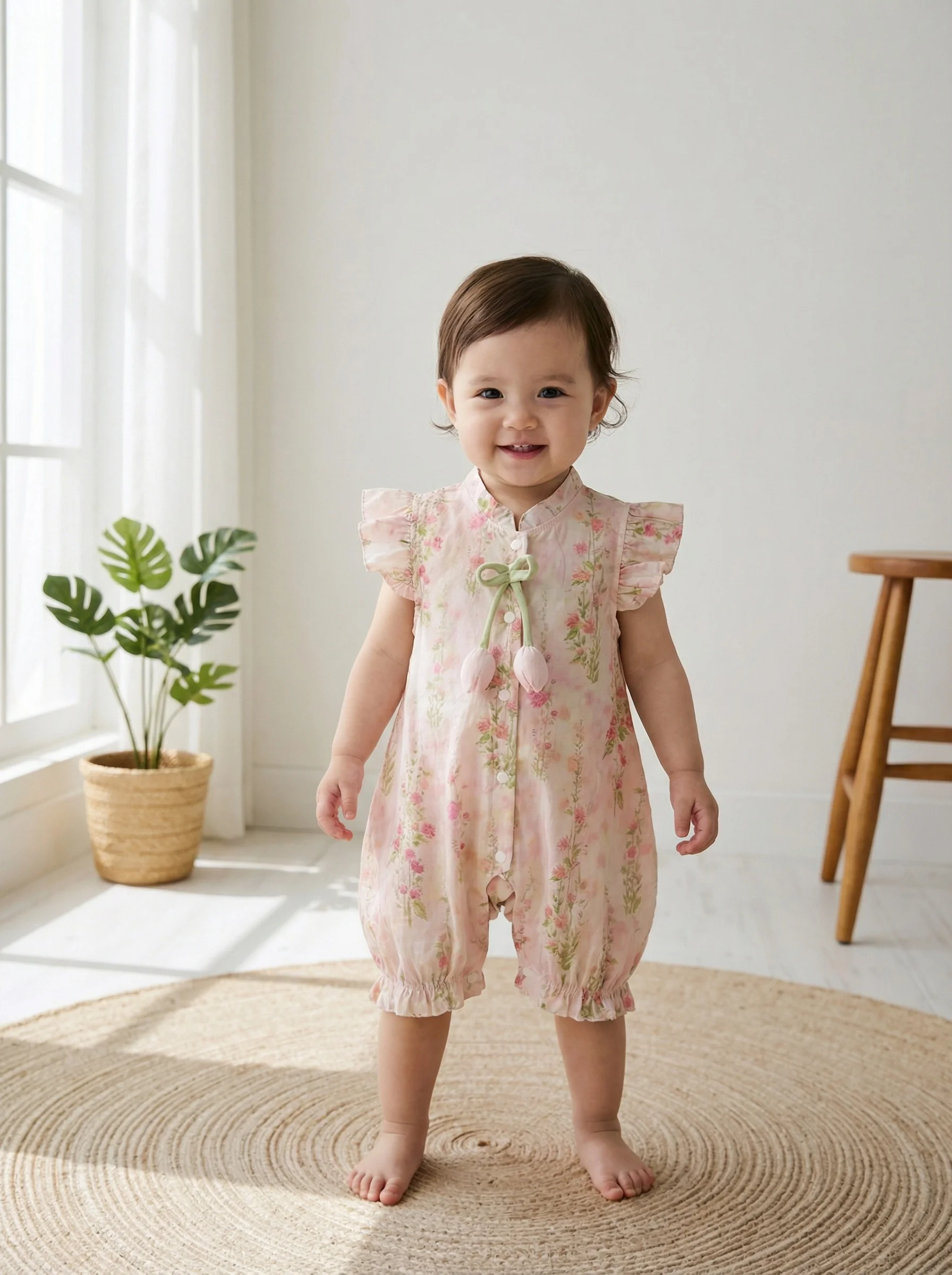 macacao-floral-tulipa-para-bebes-de-verao-2026-com-mangas-em-renda-algodao-respiravel-roupa-para-meninas-recem-nascidas-para-aniversario