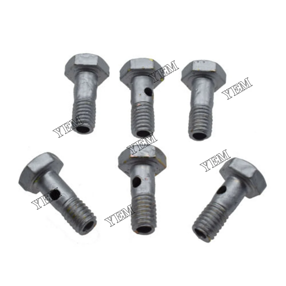 Brand-New 3905307 Fuel Return Line Banjo Bolt Screw Set For 89-98 For Cummins Dodge 6BT 5.9