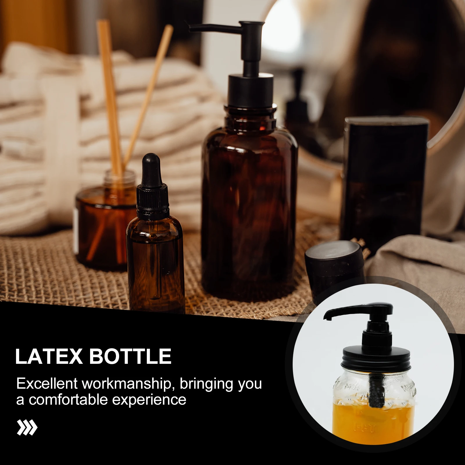 

Core Dispenser Automatic Press Type For Syrup Honey Bottle Kitchen Storage Use Quantitative Pump Head Universal Syrup Pump