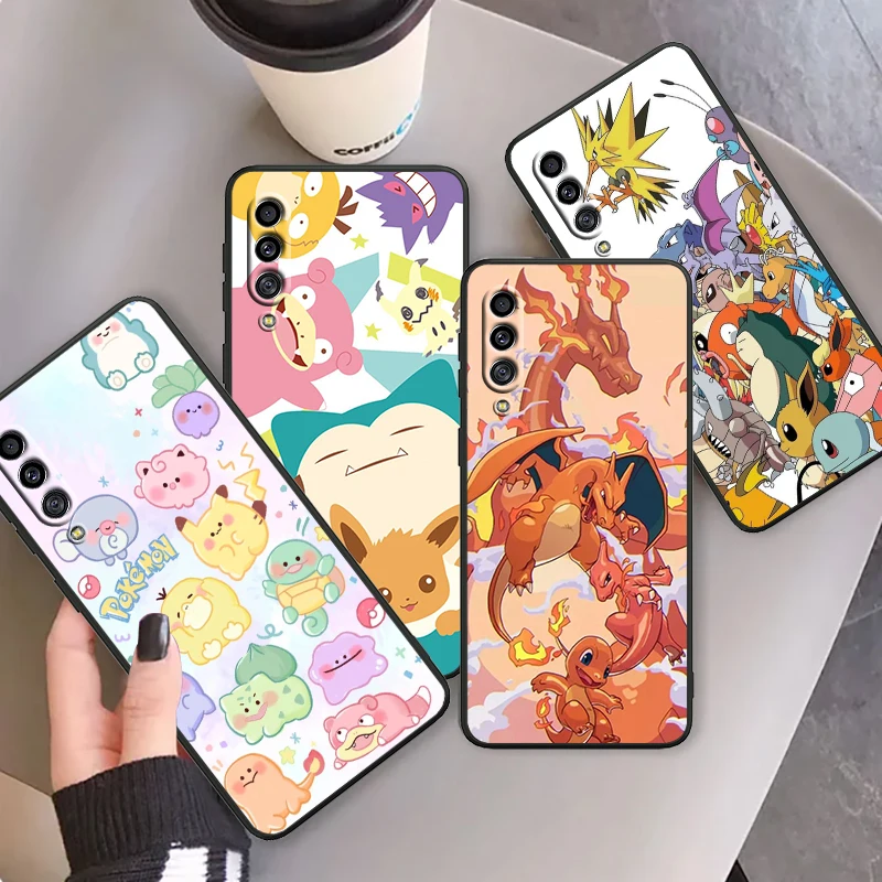 

Pokemon Fashion Anime For Samsung A53 A52 A33 A32 A51 A71 A21S A13 A73 A50 A22 A23 A03 A72 A54 A12 5G Black Back Phone Case