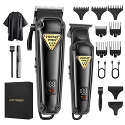 HIENA home-appliance Hair cutting machine hair Trimmer professional barber machines Halloween Gift Beard trimmer hair clipper