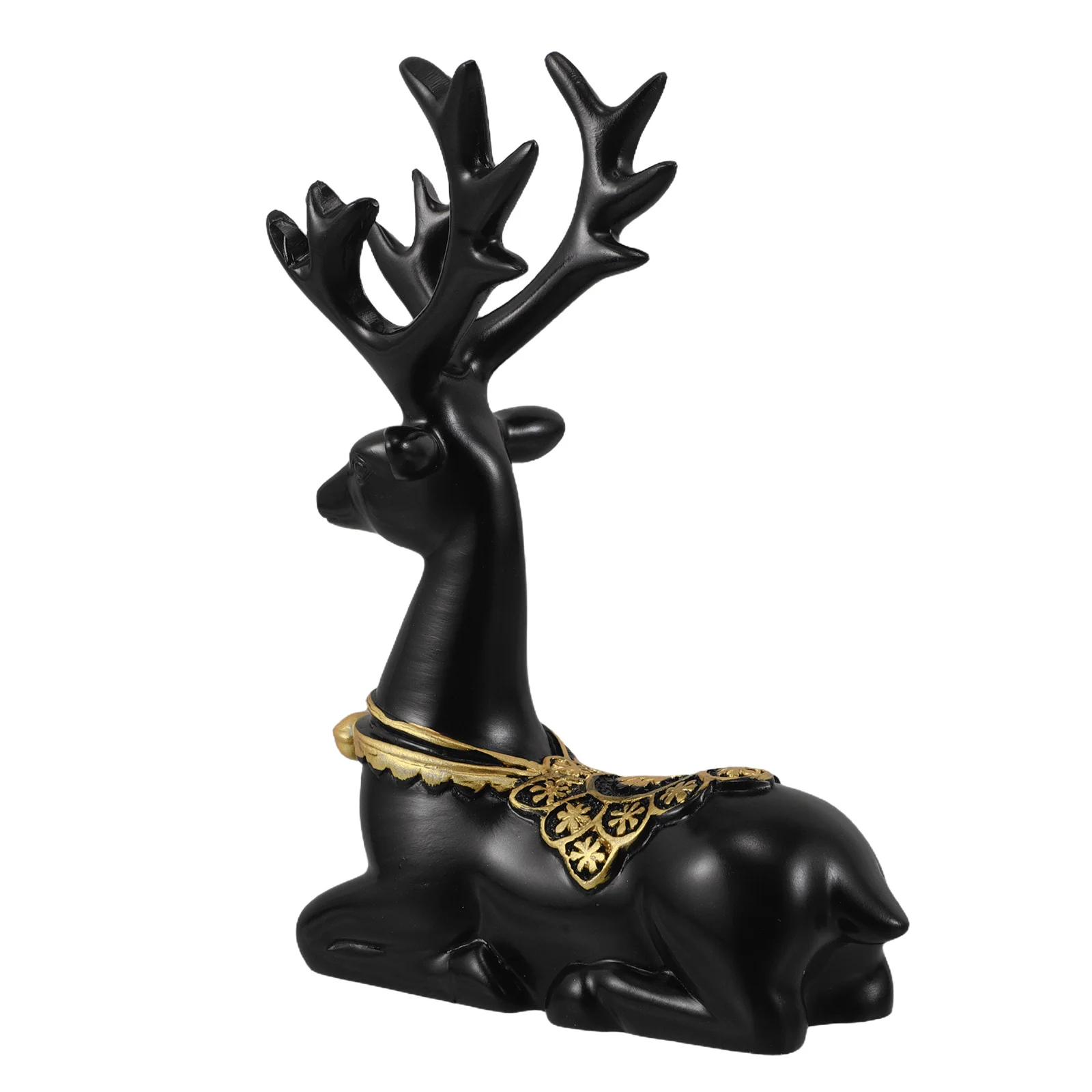 

Resin Deer Car Dashboard Ornament Cute Miniature Animal Decoration Creative Small Resin Crafts Home Decor Car Accessories