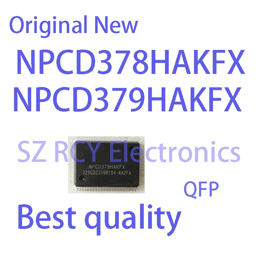 (1 PCS)NEW NPCD378HAKFX NPCD379HAKFX NPCD378HA NPCD379HA QFP IC Chip electronic