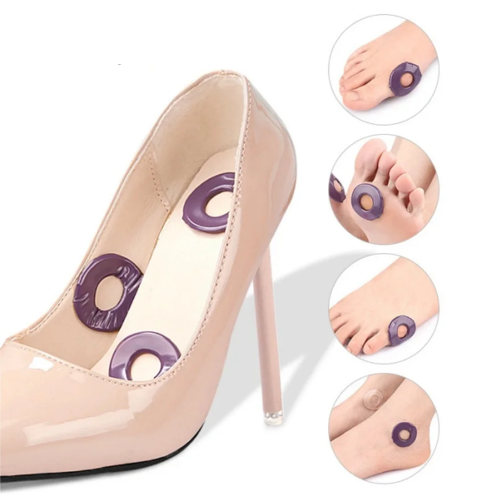 6Pcs/Sheet Medical Foot Care Sticker Round Foam Chicken Eye Patch Foot Corn Removal Protectors Pads Anti Wear Foot Stickers