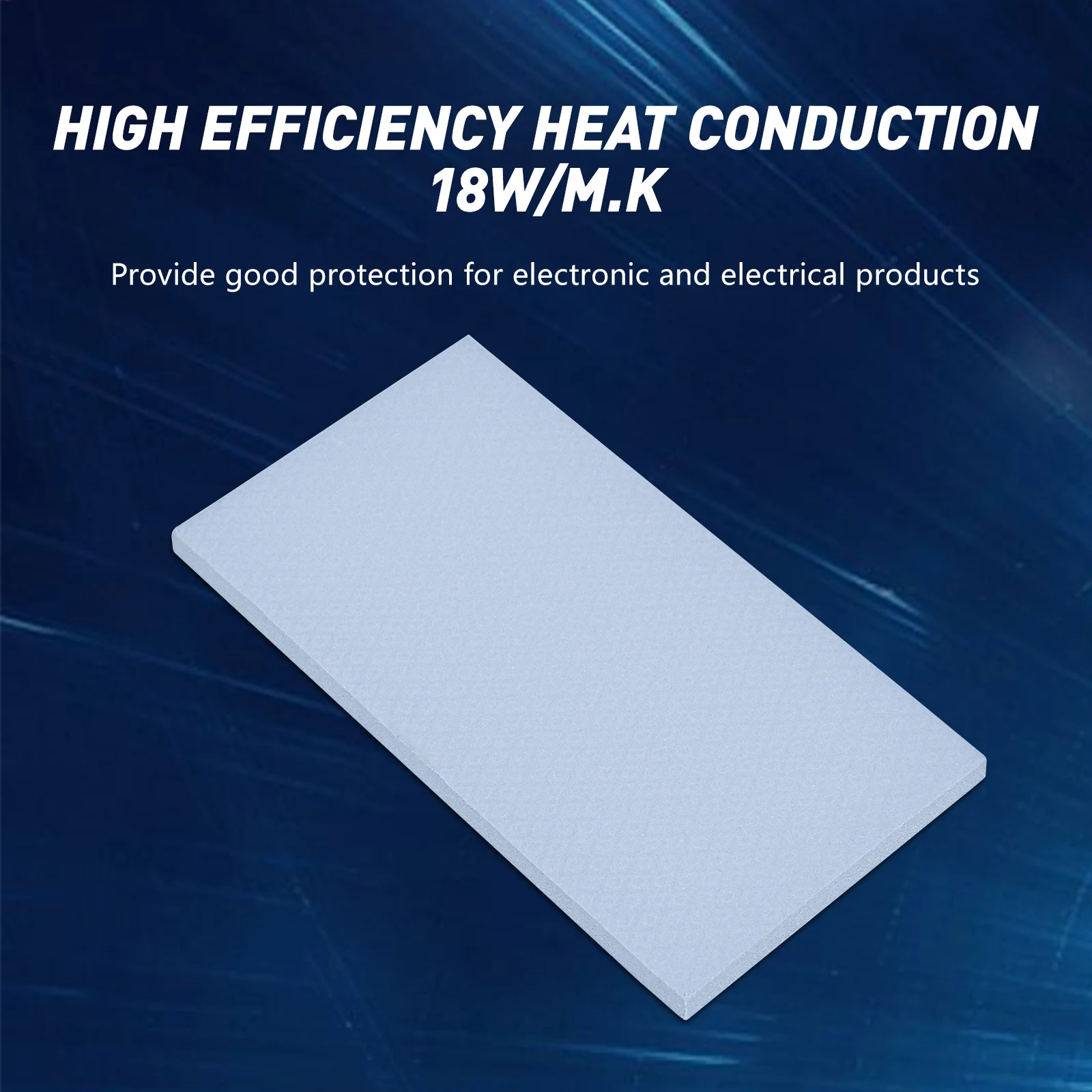 パワートレインサーマルパッド 18W/Mk 85×45MM 高品質冷却サーマルパッド GPU CPUパッド 高熱伝導率