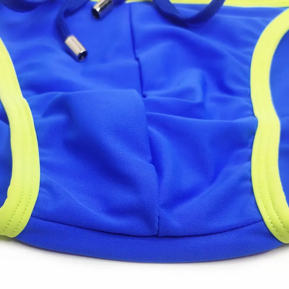 

Дышащие мужские плавки-брифы с сеткой, сексуальные, с низкой посадкой, для плавания и пляжа, спортивные плавательные шорты