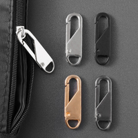 3/4/5/7PCS Removable Zippers Head Universal Active Zip Piece Universal Zippered Puller DIY Sewing Clothing Accessories