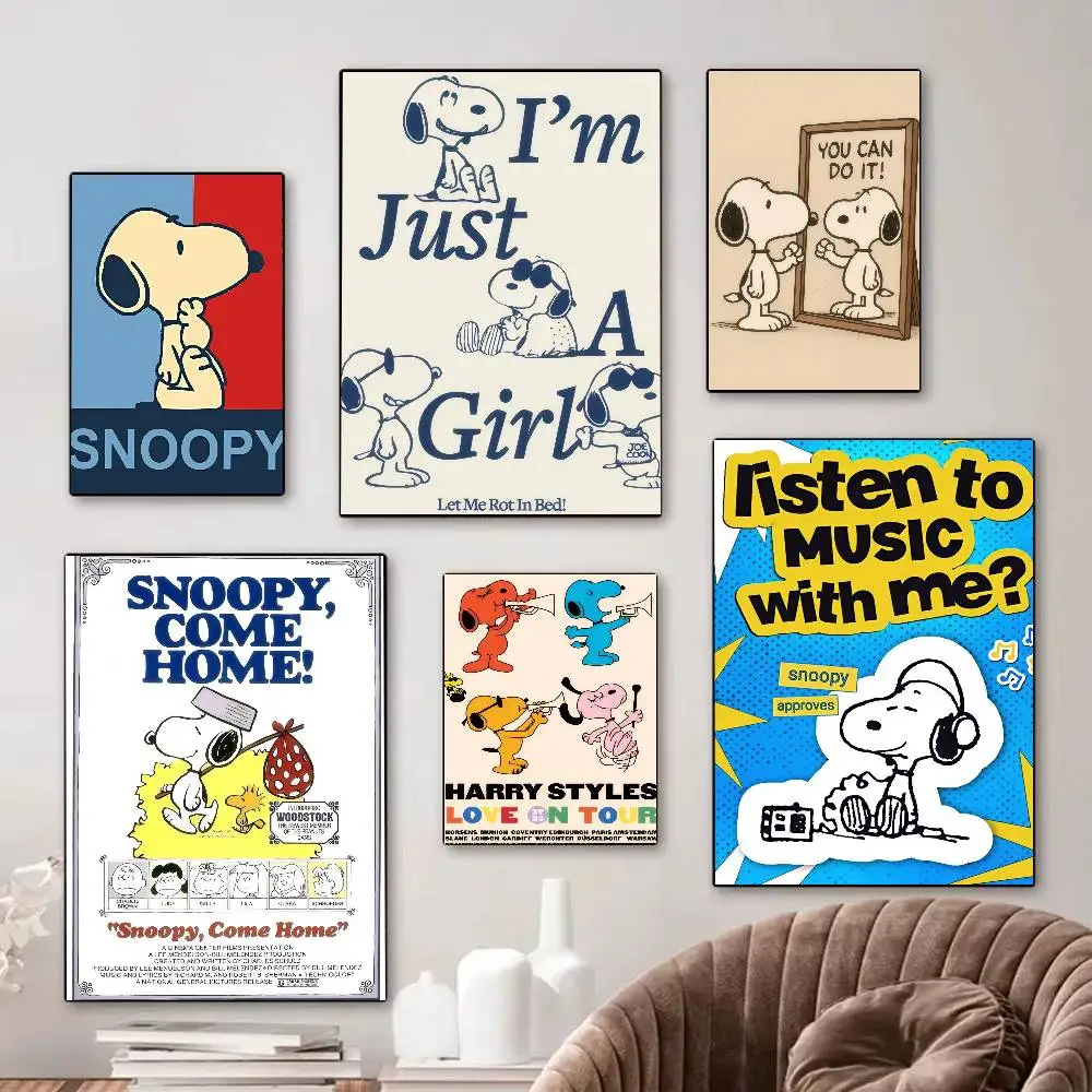 Anime classic fun dog Classic Vintage Posters HD Quality Wal