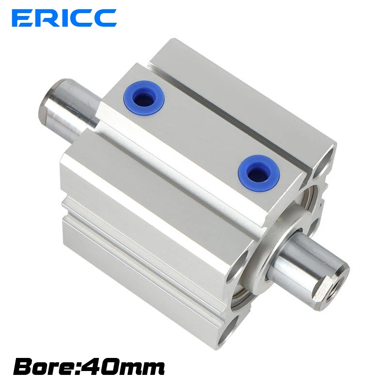 SDAD Pneumatic Air Thin Cylinder SDAD40-5 SDAD40-10 SDAD40-15 /20 /25/30/35 SDAD40-40/45/50/60/70/80/90/100