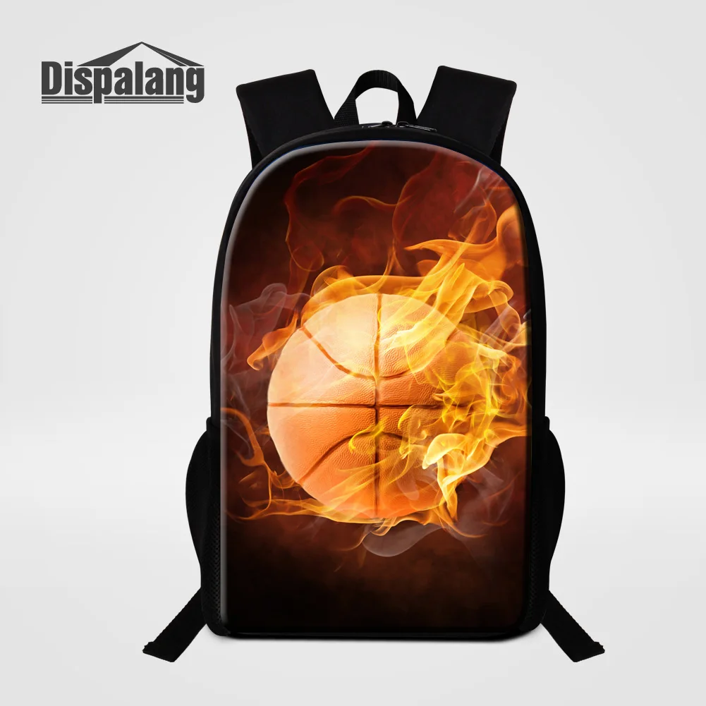 Custom Basketball Football Bookbag For Teen Boys 16 Inch Large School Bags Student Daily Backpack Men's Travel Knapsack