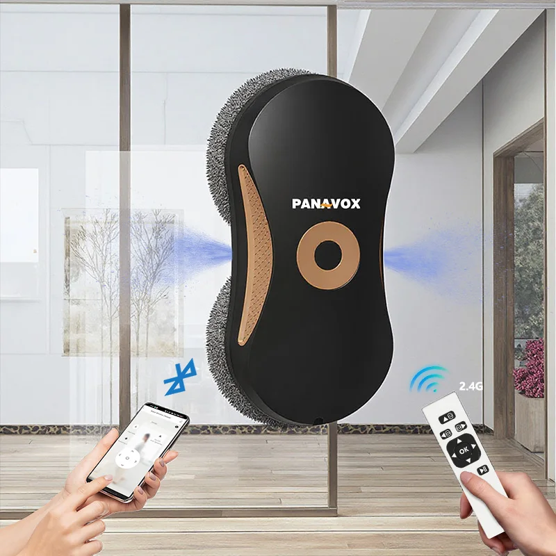 

New Arrival APP+Remote Control Smart Water Spray Electric Window Cleaner Automatic Glass Window Cleaning Robot