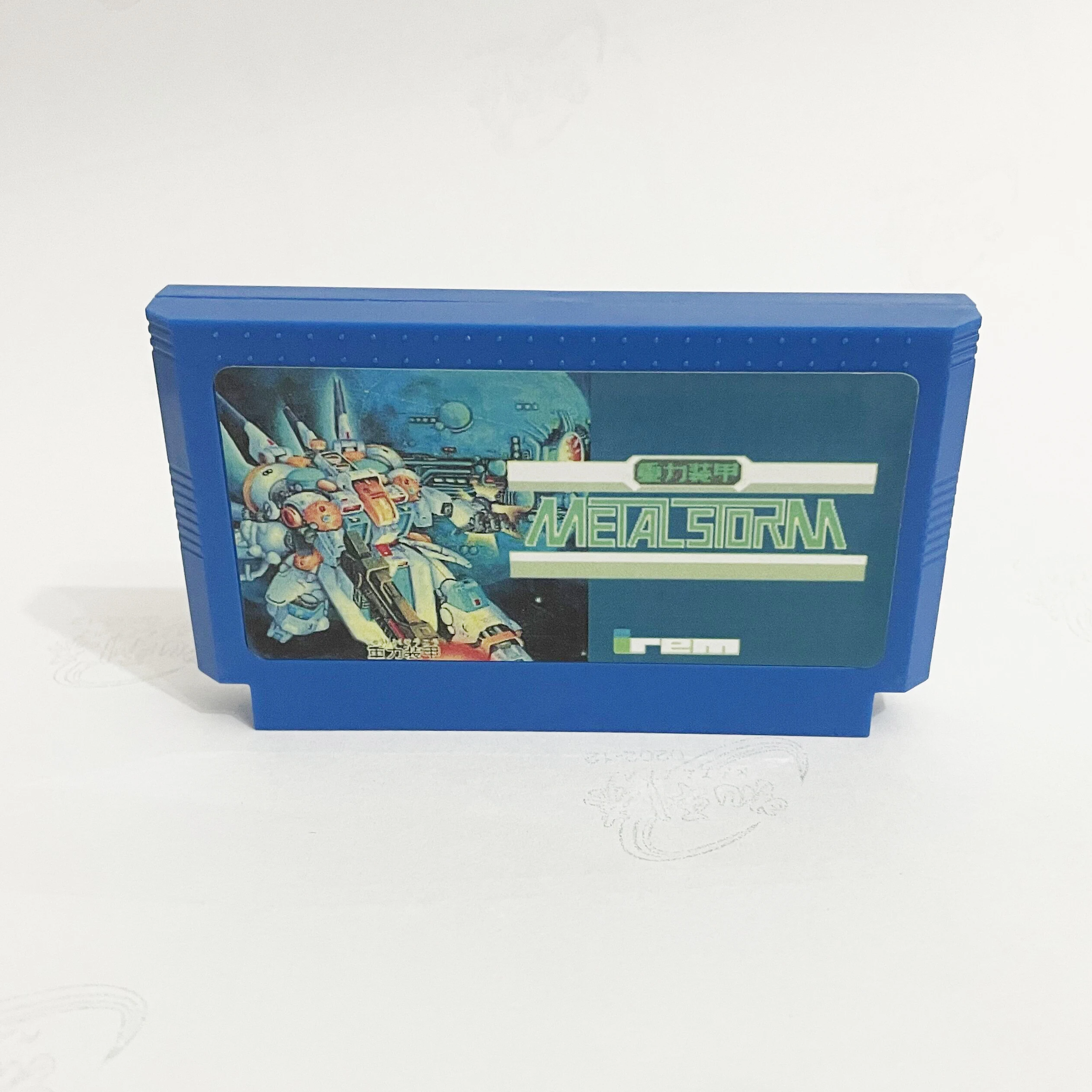 Panic Restaurant METAL STORM Toxic Crusaders MRO 3 MIX Blue 60 Pins English Version Game Cartridge for 8 Bit 60pin Game Console