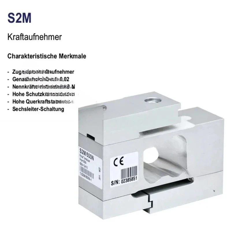 HiHigh Precision Weighing Sensor 1-S2M 500N-1 Industrial Force Transducer IP67 Protection Load Cell For Process Control
