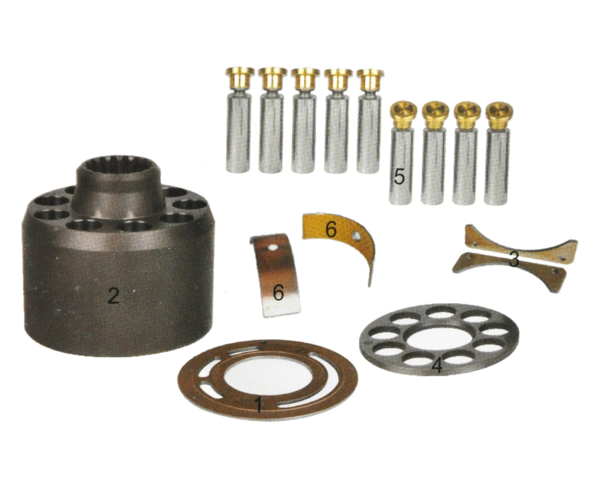

New Condition Excavator PSV2-55T PSV2-62T PSV2-63 SH120 Hydraulic Spare Parts