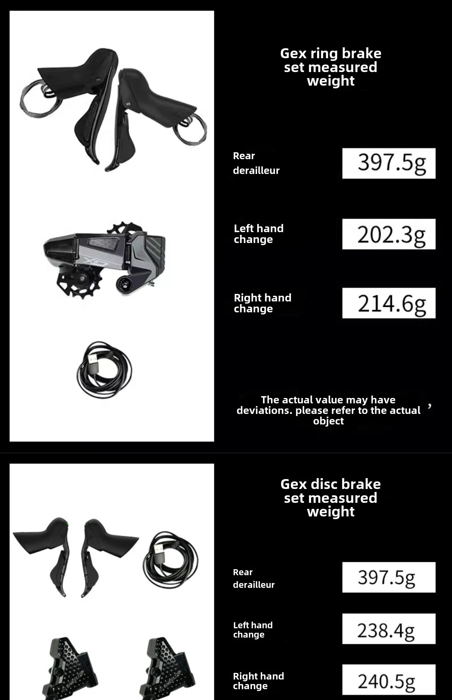 Wheeltop Neues GeX Gravel Bike Drahtloses Elektronisches Schaltgruppen-Set R Einzelkettenblatt 7-13 Gang Hochspannungs-Schaltwerk – Detail 1