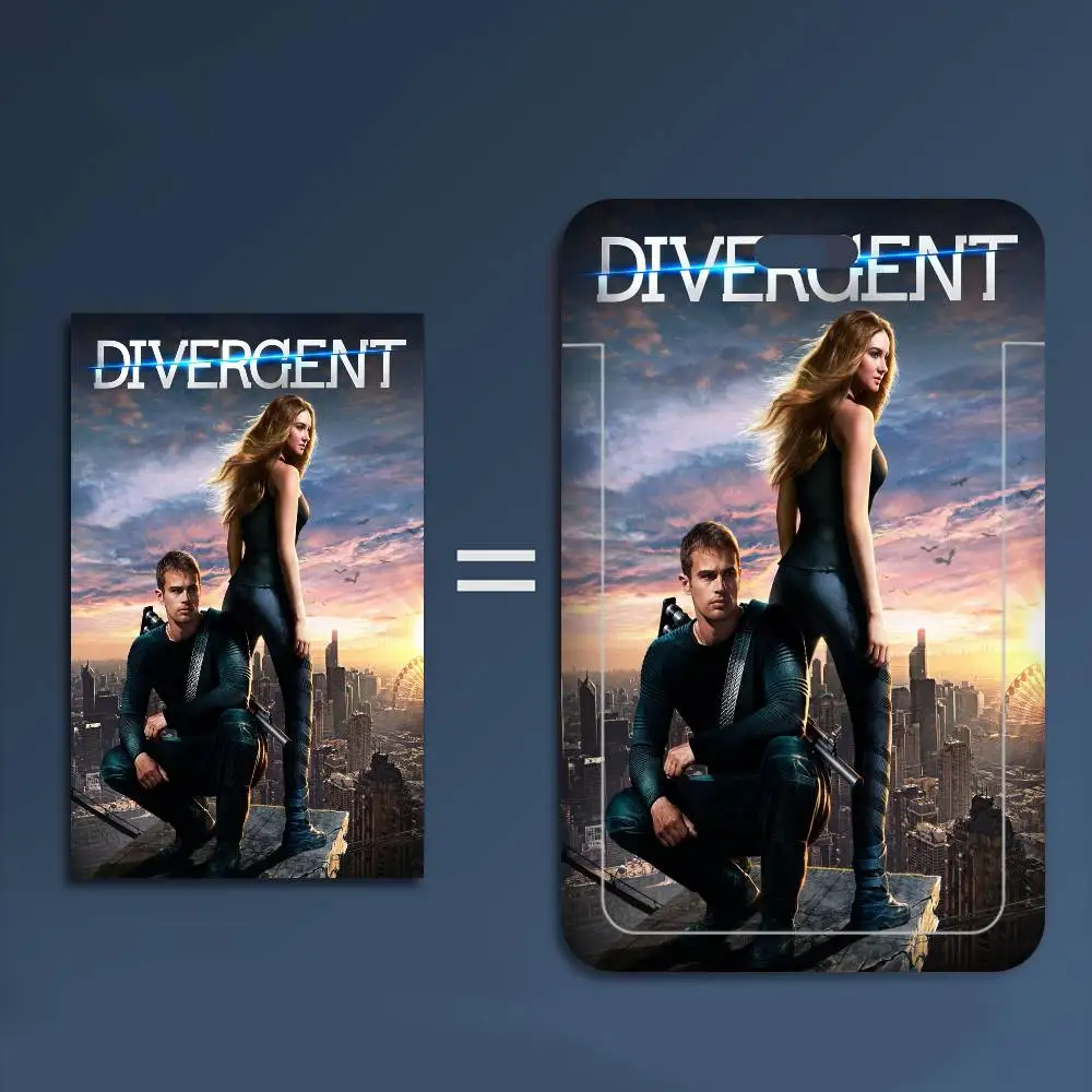 

Классический чехол для кредитных карт и удостоверений личности D-Divergent с ремешком на шею и шнурком