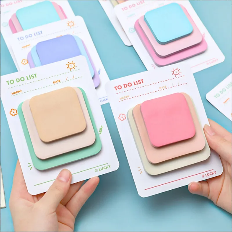 

Creative Sticky Notes 90 Pages Color N Stickers Student Message Stickers Office Pocket Note Sticker