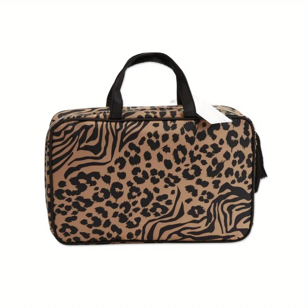 Animal Print Dump in Weekender Bag Forro limpável Interior espaçoso