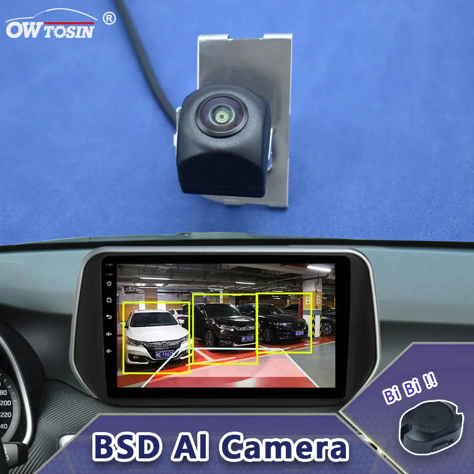 

1920x1080P AHD AI Car Vehicle view Camera For Honda Avancier URV Accord CR-V Civic X BSD Blind Spot Radar Alarm Monitor