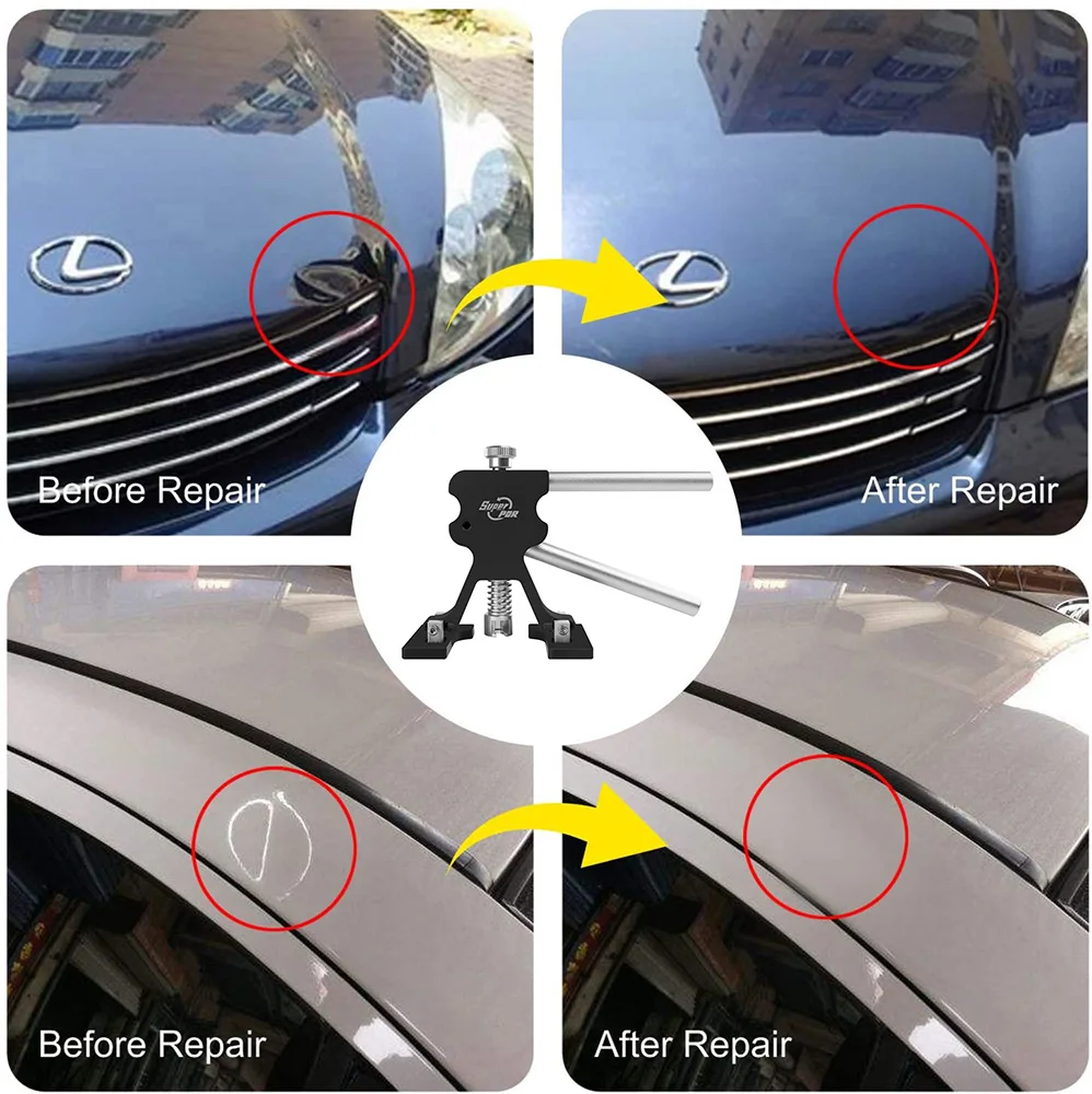 Super PDR Professional Car Dent Puller Remover Automotive Body ventosa strumenti di riparazione senza vernice kit di rimozione per ammaccature per auto