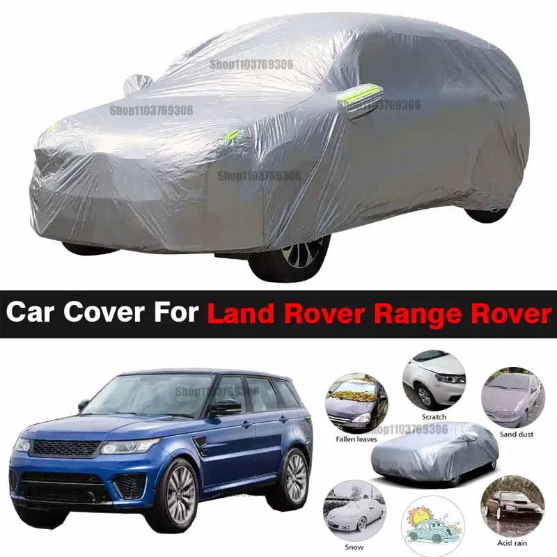 

Full Car Cover For Land Rover Range Rover Sport Velar SUV Sun Shade Anti-UV Rain Snow Resistant Cover Windproof