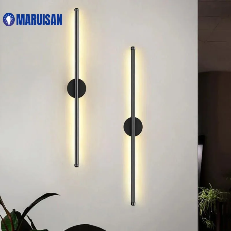 Applique Murale LED Minimaliste à Longue Bande, pour Fond de Canapé, Couloir, Nik, Chambre à Coucher, oral et, Décoration de Maison, Éclairage Nik