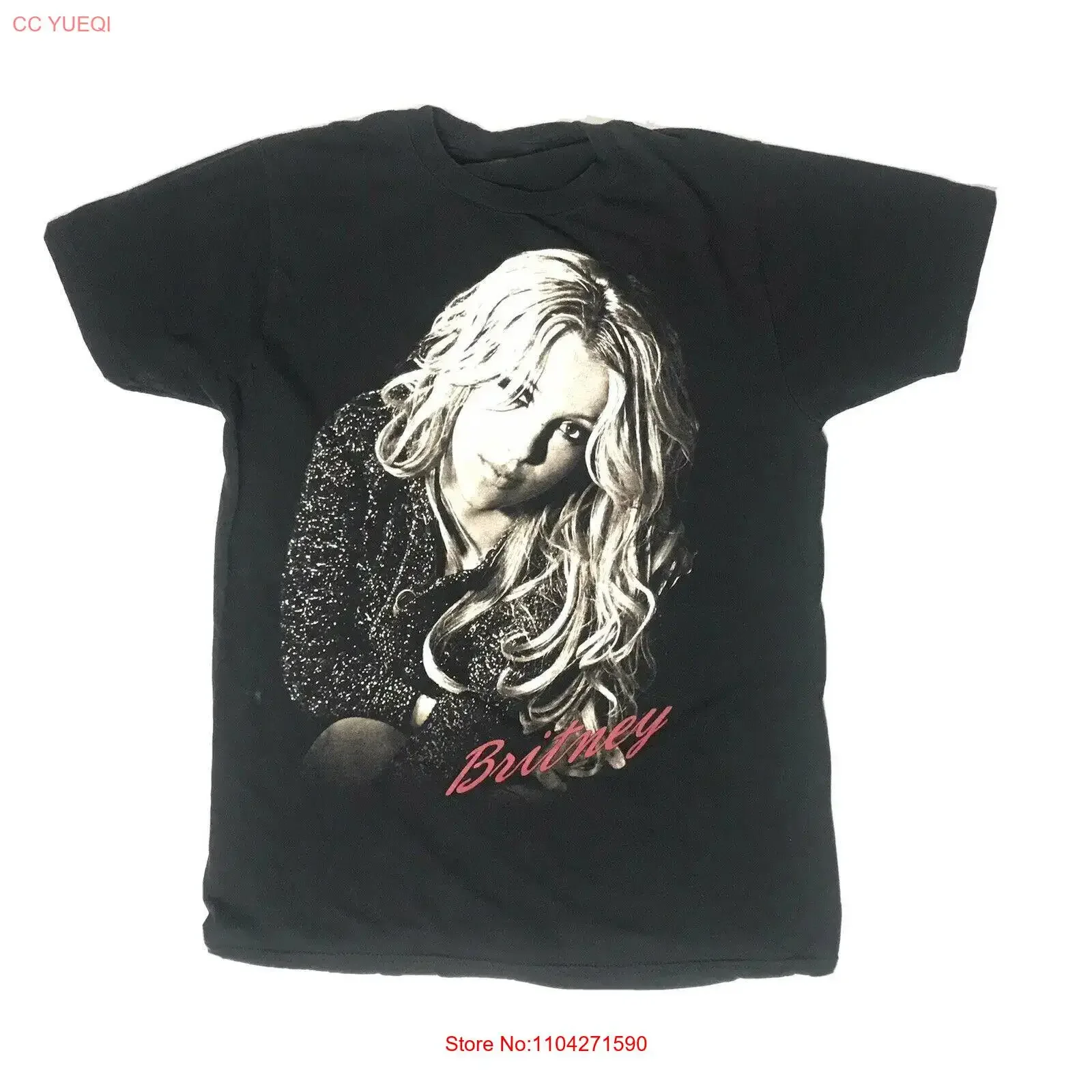 Britney Spears Femme Fatale Cotton Black S 234XL T shirt vintage Washed Versatile Casual Slightly designer clothes graphic
