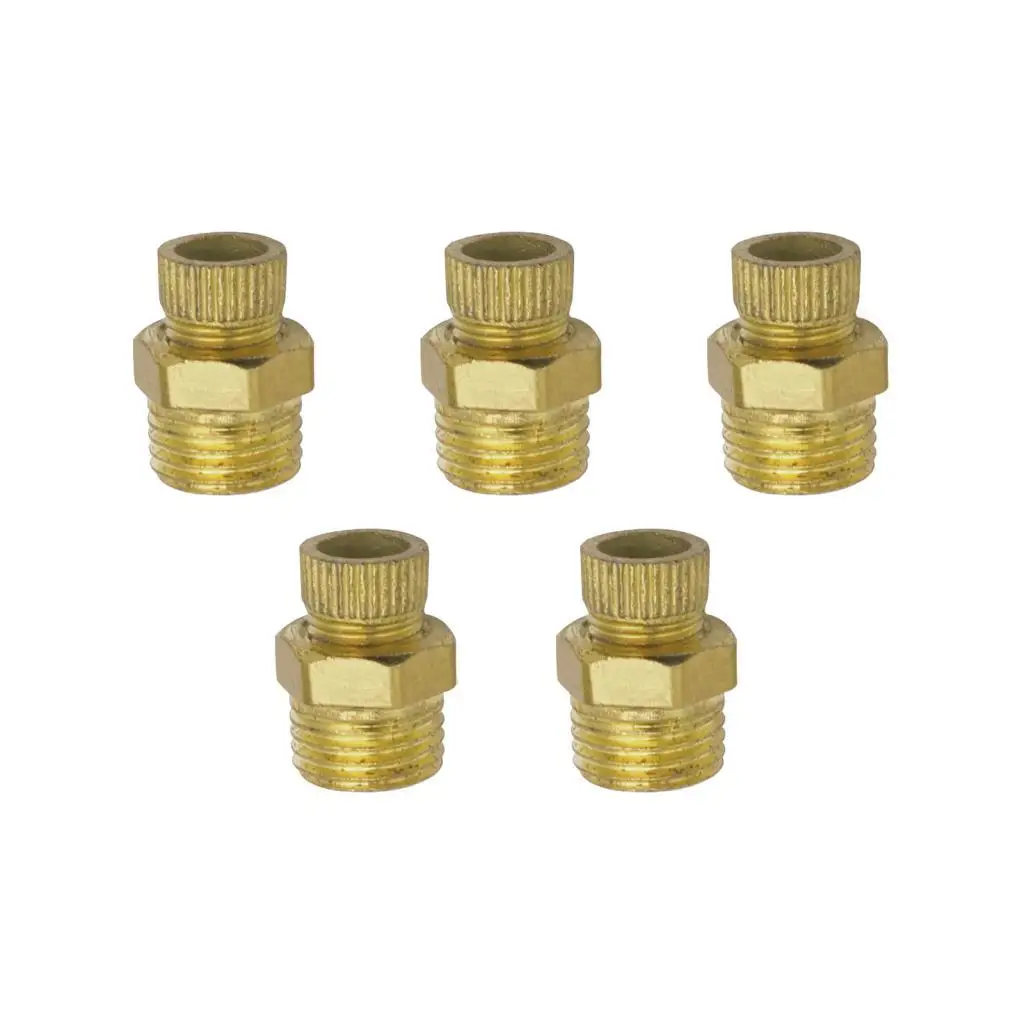 Copper Plated Drain Cock Easy Install Air Compressor Valve Sturdy Water Pump Plug for Pump Tank Parts Replacement and Service