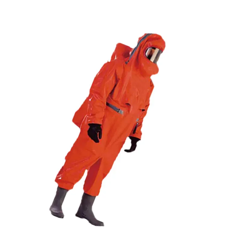 

Hot sales Level 1 chemical External airtight heavy chemical fully enclosed heavy chemical protection suit fire protection suit