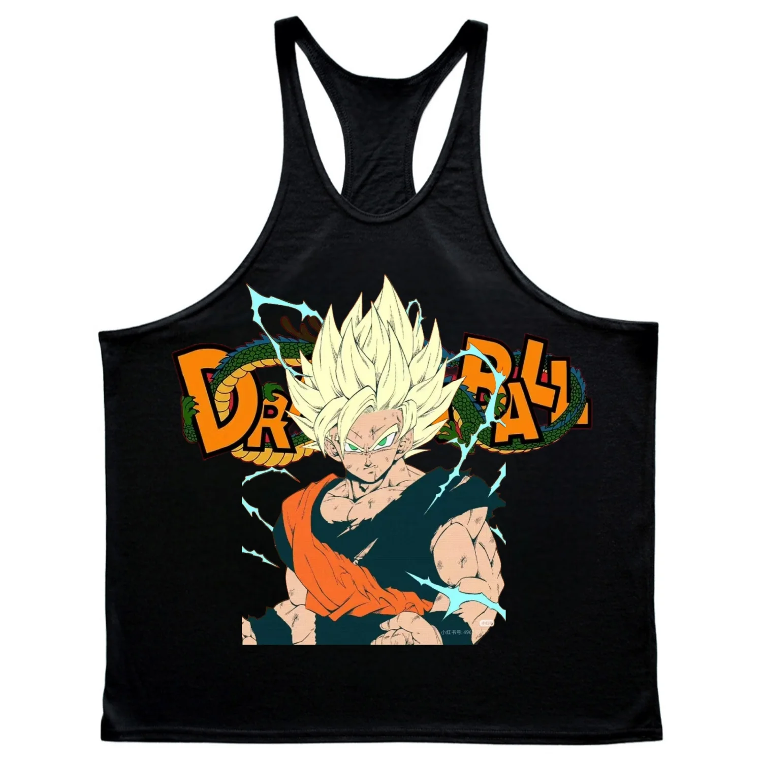 Herren Sommer TankTop Baumwolle Weste Japanische Dragon Ball Anime Grafik Männlich GYM Kleidung Fitness Muskel Shirt Ärmelloses Sweatshirt