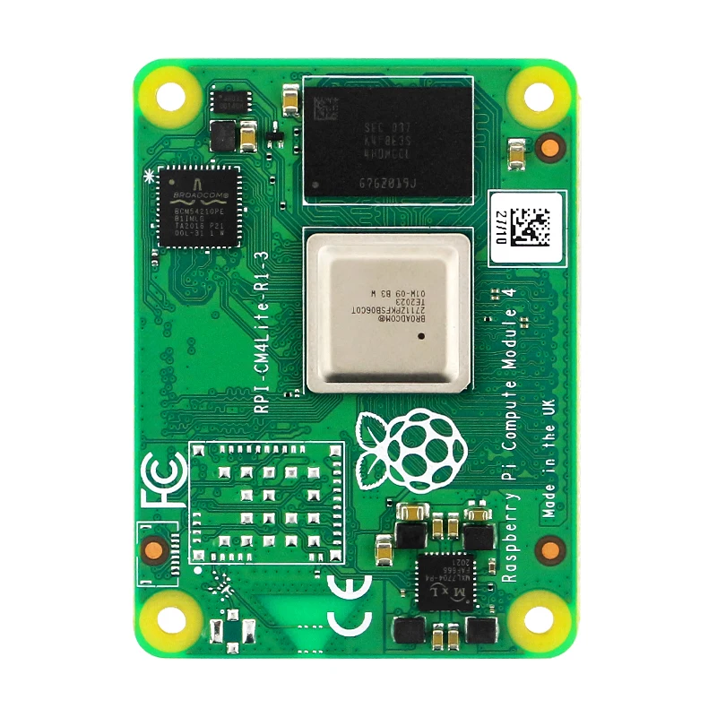 โมดูล Raspberry Pi Compute 4ตัวเลือก2 4 8 GB RAM Lite 8 16 32 GB EMMC แฟลช CM4 Quad-Core Cortex-A72พร้อม Wifi และ BT 5.0