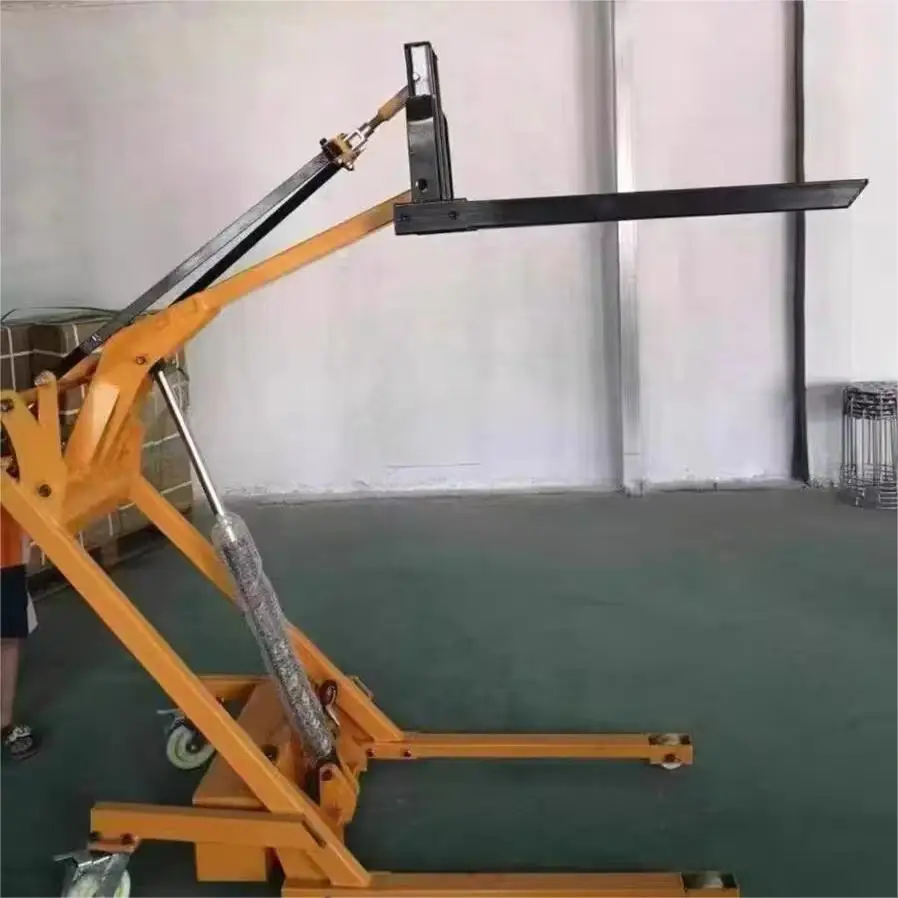 Por   Loading and Unloading Truck with Curved Arm Small Electric-hydraulic Truck Electric Forklift Truck