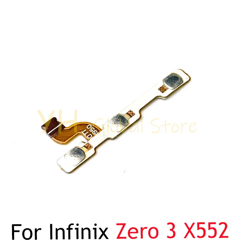 

For Infinix Zero X 3 20 40 X552 X553 X554 S5 X652 X6821 X6861 Power On Off Switch Volume Side Button Flex Cable