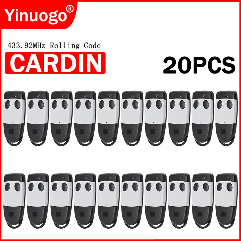 

20шт CARDIN S449 QZ2 QZ4 QZ1 QZ3 КАРТРИН TXQ449200 TXQ449400 TXQ449100 TXQ449300 Устройство открывания гаражных ворот 433,92 МГц