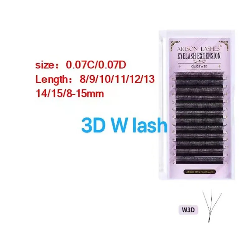 

YY Shape Lashes 0.05/0.07 Mink Easy Fan W Lash 8-15mm Natural Soft Brazilian Eyelash Premade Volume Fan Lashes Extension