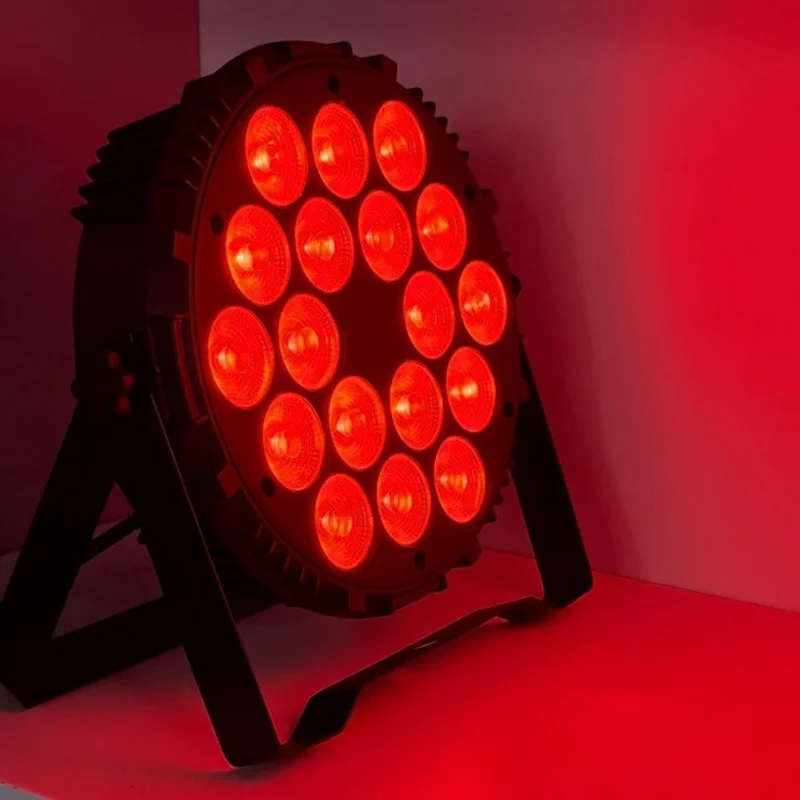 

New Full-Color 18-Piece 4-in-1 Par Light Beam Light Dye Light Colorful Light DMX512 Stage Light Wedding Performance