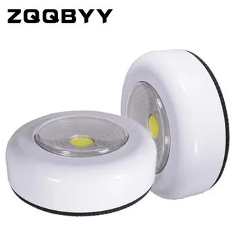 터치 스위치 LED 야간 조명, 무선 벽 램프, 침실 주방 옷장 옷장 캐비닛, 배터리 구동 휴대용 조명
