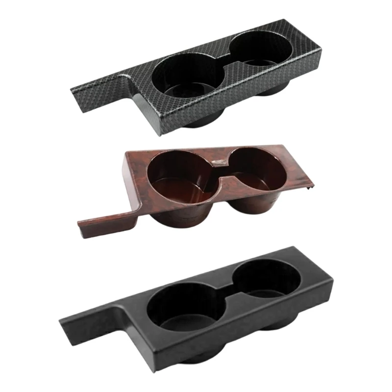 Molded Plastic Center Console Cup Insert, Two Cup Tray for E39 Car Interior Storage Return and Console Repair Tasks