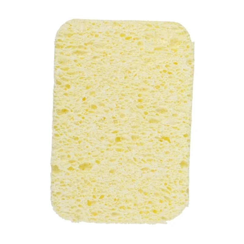 

40pcs Natural Pulp Cotton Sponge Wipes Scouring Pad Wipe Easy Dishwashing