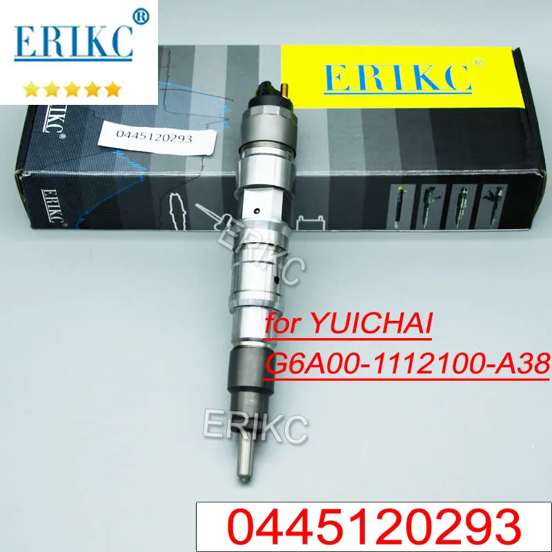 

ERIKC 0445120293 Common Rail Fuel Injector 0 445 120 293 Sprayer Diesel Inyector Nozzle 0445 120 293 For YUICHAI A60001112100A38