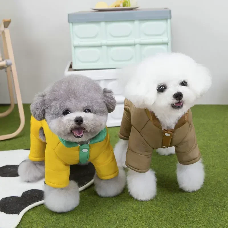 Wholesale winter new dog clothes, four-leg waterproof cold-resistant pet coat, camouflage windproof warm down jacket