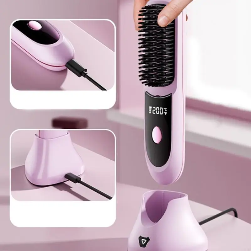 Spazzola con piazzamento wireless u0de cuscinetto a piaciere riscaldate velocemente multifunzionale