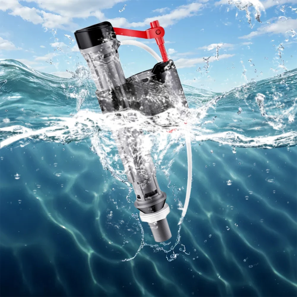 

Tank and Bowl Water Control Adjustable Height Toilet Tank Replacement Kit 19.5-30.5cm Toilets Filling Valves for Toilet Repair